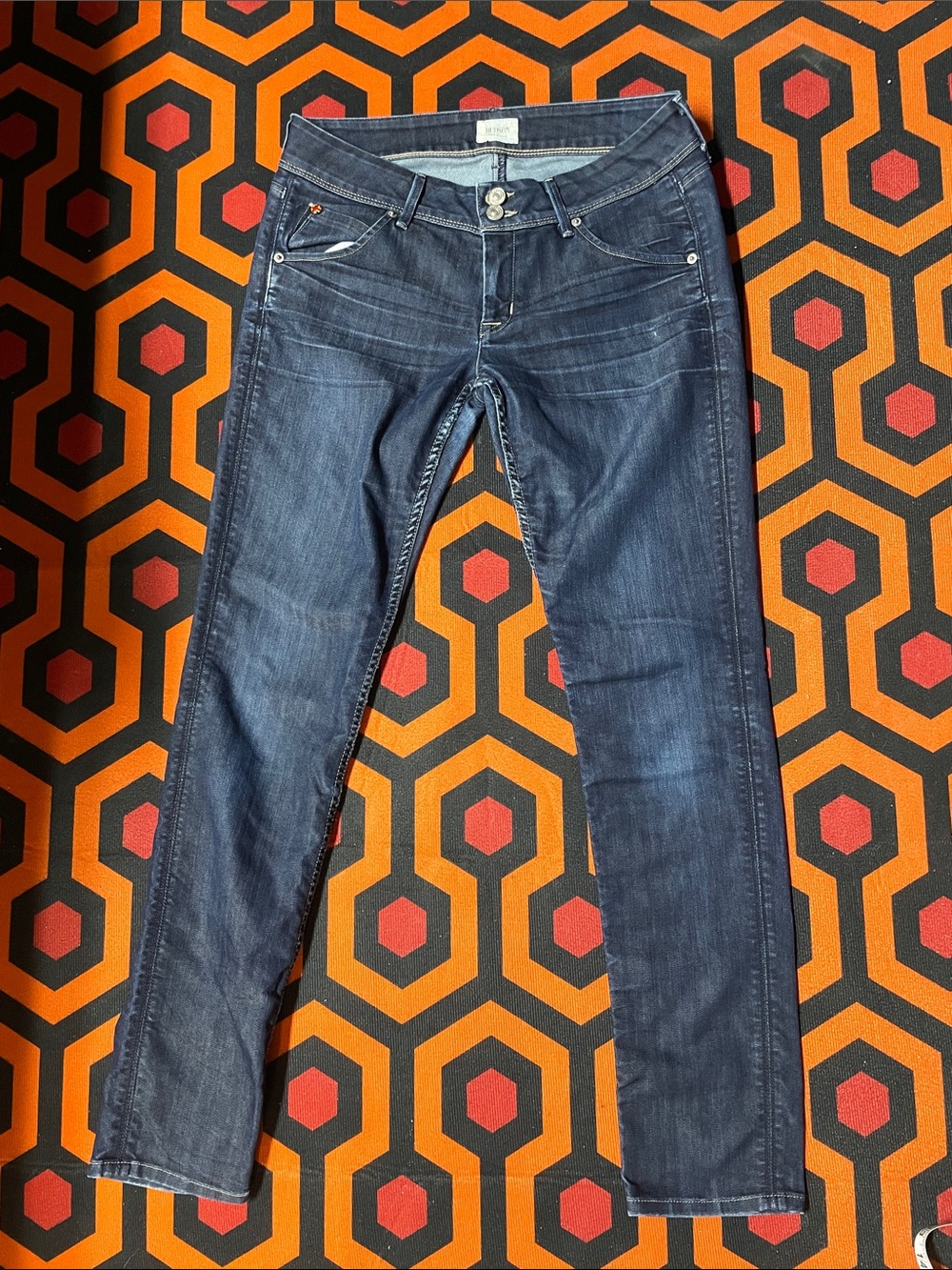 Hudson Jeans Dark Indigo Skinny Jeans